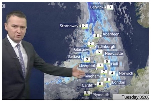UK and europe daily weather forecast latest, march 16: milder with prolonged rain over eastern england a few showers elsewhere