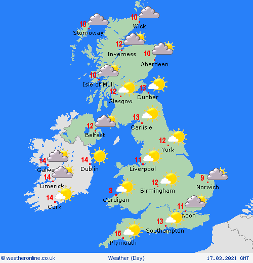UK and Europe daily weather forecast latest, March 17: Mostly fine with plenty of sunshine for most parts in the UK