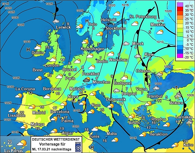 UK and Europe daily weather forecast latest, March 17: Mostly fine with plenty of sunshine for most parts in the UK