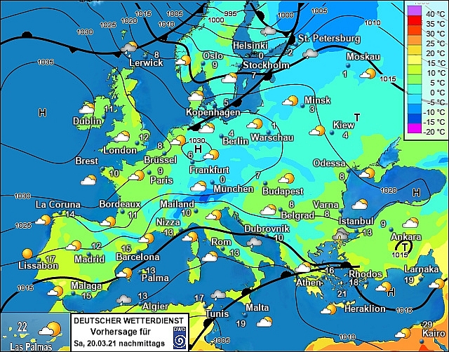 UK and Europe daily weather forecast latest, March 20: Mainly dry but largely cloudy day in the UK