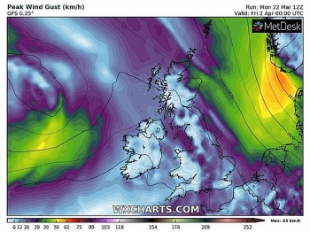 uk and europe daily weather forecast latest march 24 cloudy in south of the uk with light rain or drizzle