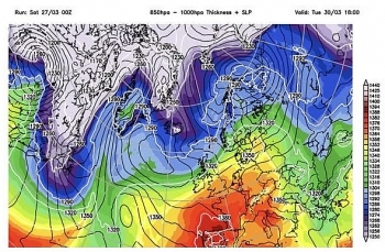uk and europe daily weather forecast latest march 29 cloudy weather with hill fog and some drizzle in the west