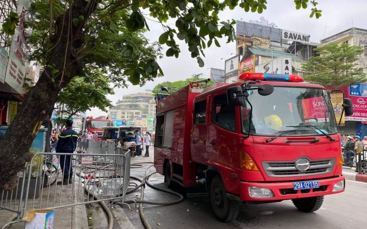 Four family members killed as fire engulfs baby store in Hanoi, including child and pregnant woman