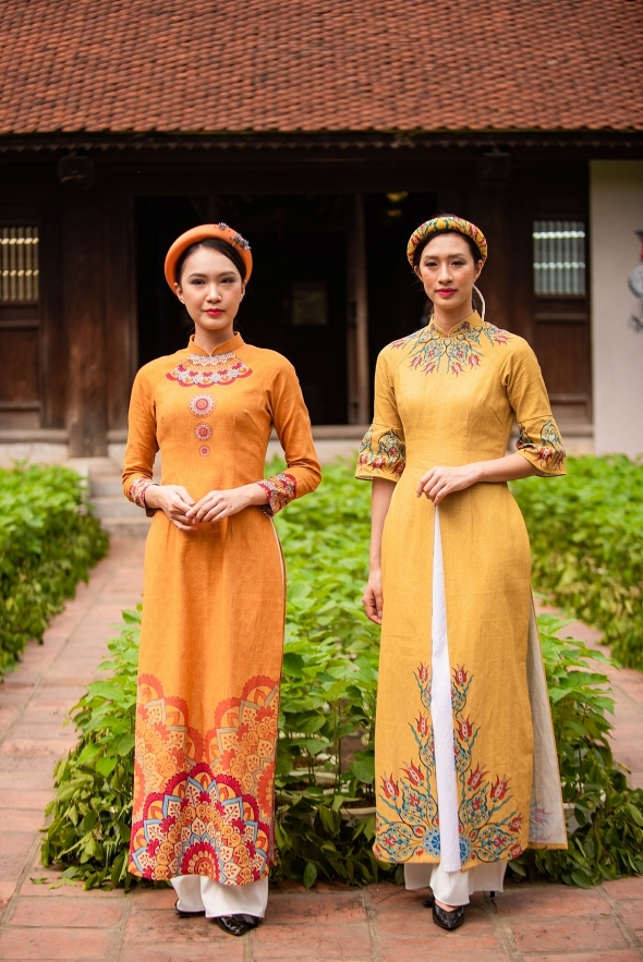 Ao Dai designers present new collections with silk, ramie at fashion event