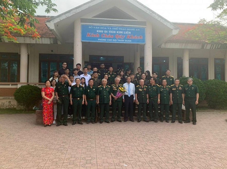 Veterans Association of the 479 Front in Uncle Ho's hometown. Photo: VNT.