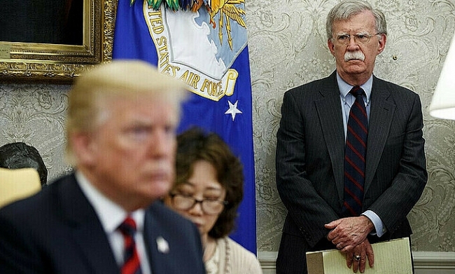 Bolton's book says President Trump asks China to win re-election in 2020