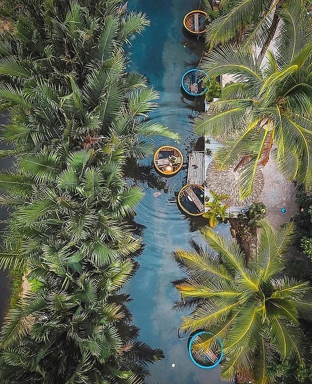 Bay Mau coconut forest creates a surprising 'miniature West' in the heart of Hoi An