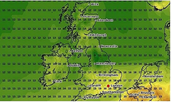 uk and europe weather forecast latest july 10