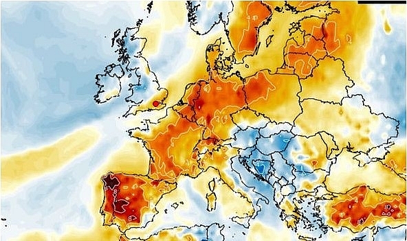 uk and europe weather forecast latest july 20 heatwave over unseasonably wet and windy heading to uk