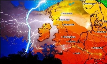 uk and europe weather forecast latest july 25 rain to extinguish the searing chain cover britain