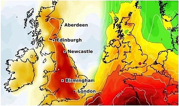 Uk And Europe Weather Forecast Latest July 28 Next Summer Heatwave Is On The Way To Make The Weather Map Turn Red Vietnam Times