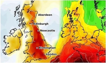 uk and europe weather forecast latest july 28 next summer heatwave is on the way to make map turn red