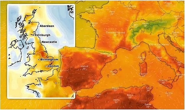 uk and europe weather forecast latest july 28 next summer heatwave is on the way to make the weather map turn red