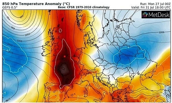uk and europe weather forecast latest july 29 searing 32c heatwave to bake britain