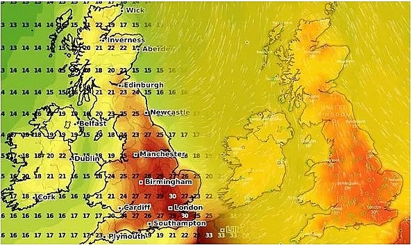 uk and europe weather forecast latest july 30 scorching to end as temperatures plummets in days