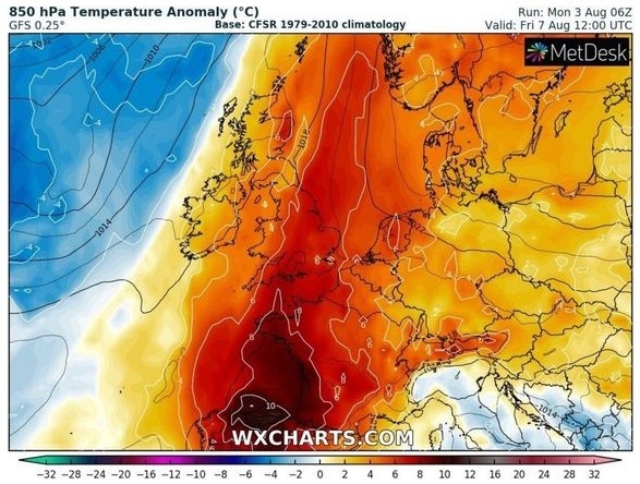 UK and Europe weather forecast latest, August 5: Scorching to bake Britain with the high 30s temperatures
