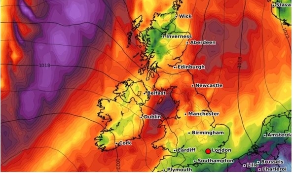 UK and Europe weather forecast August 6: Torrential rain to battle UK before temperature rockets