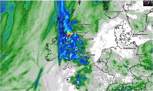 uk and europe weather forecast latest august 9 yellow warnings for thunderstorm across the uk