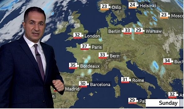 uk and europe weather forecast latest august 9 yellow warnings for thunderstorm across the uk