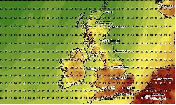 uk and europe weather forecast latest august 15 thunderstorm warnings issued for the weekend in uk amid the fierce heatwave