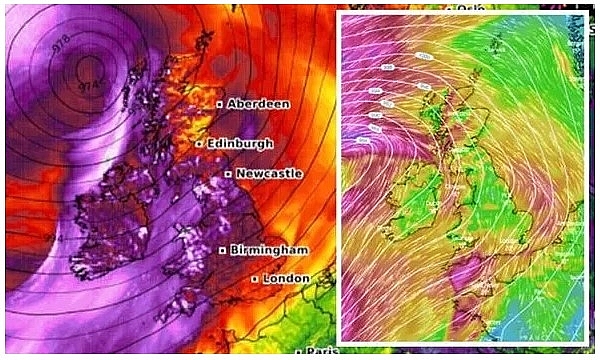 UK and Europe weather forecast latest, August 20: Ferocious winds warning across as Storm Ellen heads to the UK