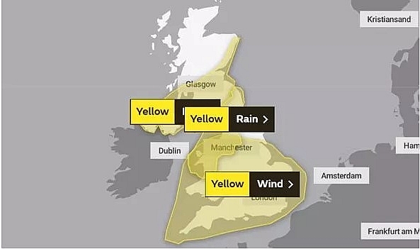 UK and Europe weather forecast latest, August 25: Warnings for Storm Francis to battle UK with 70 mph gusts