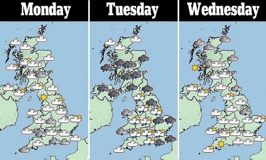 UK and Europe weather forecast latest, August 25: Warnings for Storm Francis to battle UK with 70 mph gusts