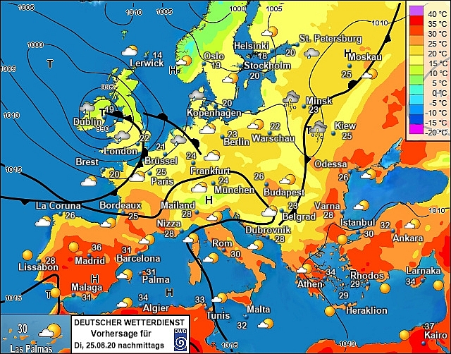 UK and Europe weather forecast latest, August 25: Warnings for Storm Francis to battle UK with 70 mph gusts