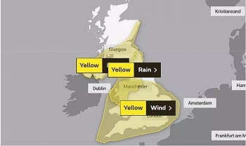 uk and europe weather forecast latest august 25 storm francis to battle uk with 70 mph gusts