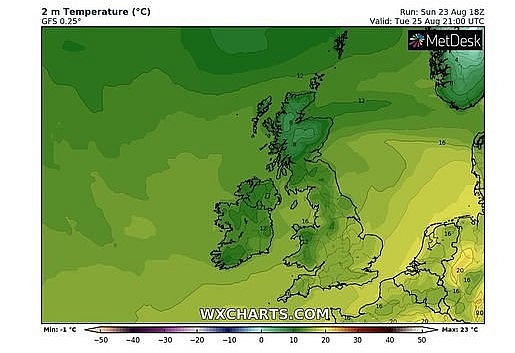 UK and Europe weather forecast latest, August 26: Yellow warnings as Storm Francis heads to new parts of UK