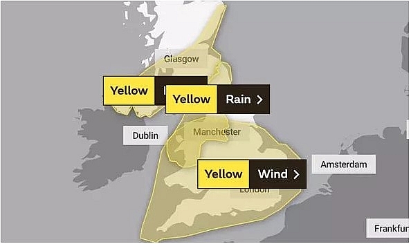UK and Europe weather forecast latest, August 27: Storm Francis batters Europe and new parts of UK