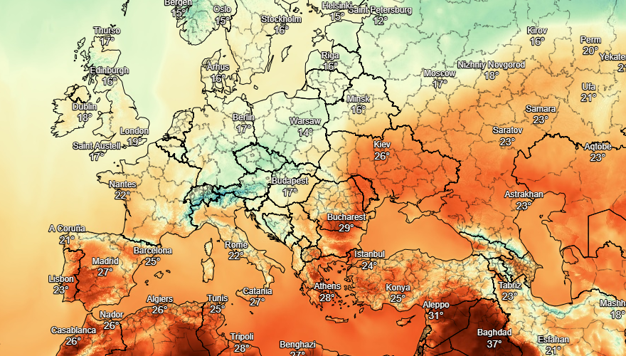 UK and Europe weather forecast latest, September 2: Torrential downpour in UK makes the map turn WHITE