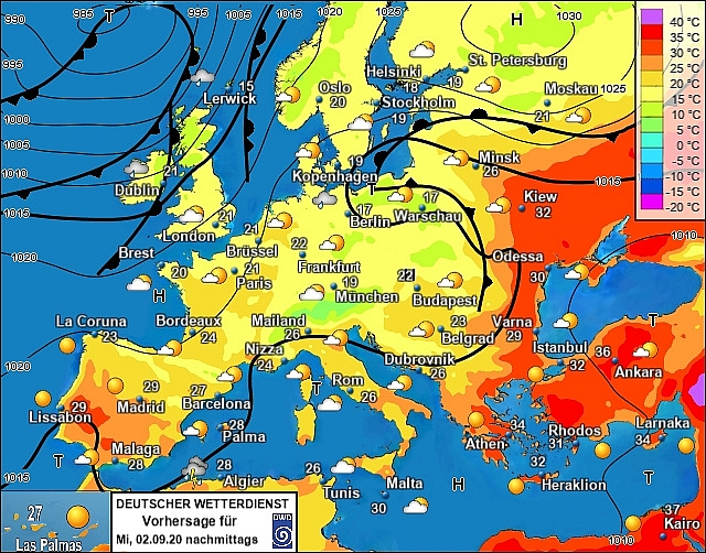 UK and Europe weather forecast latest, September 2: Torrential downpour in UK makes the map turn WHITE