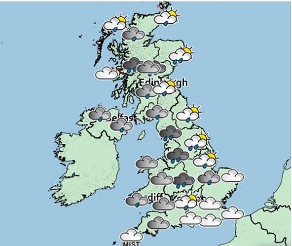 UK and Europe weather forecast latest, September 3: Wet and windy week sweep across UK as Hurricane Laura's remnants