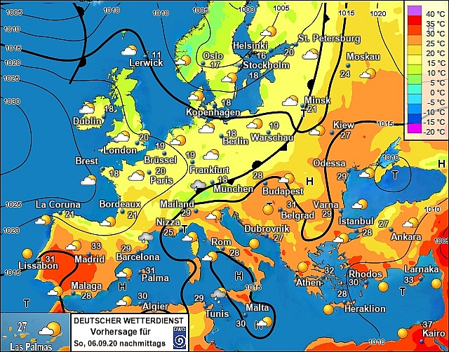 UK and Europe weather forecast latest, September 6: Balmy 24C hit UK after a scorching summer