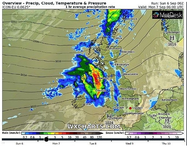 UK and Europe weather forecast latest, September 7: Heavy thunderstorms to sweep across Europe