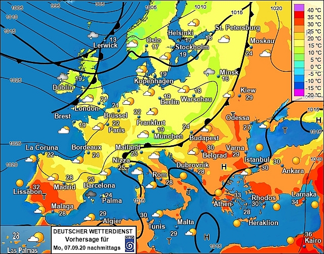 UK and Europe weather forecast latest, September 7: Heavy thunderstorms to sweep across Europe