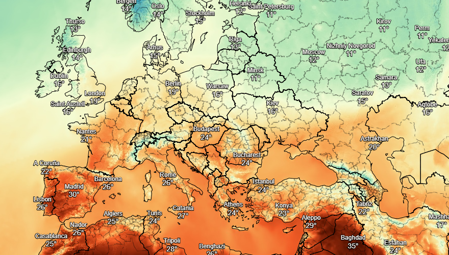 UK and Europe weather forecast latest, September 12: Temperatures rocket to 30C across Europe