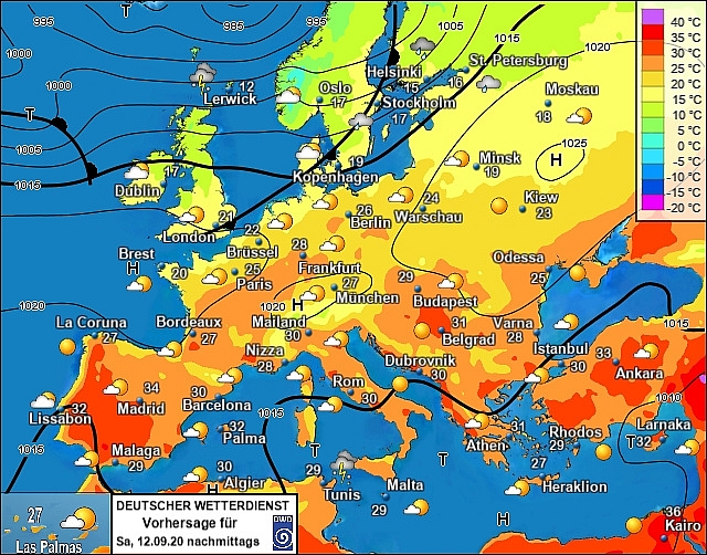 UK and Europe weather forecast latest, September 12: Temperatures rocket to 30C across Europe