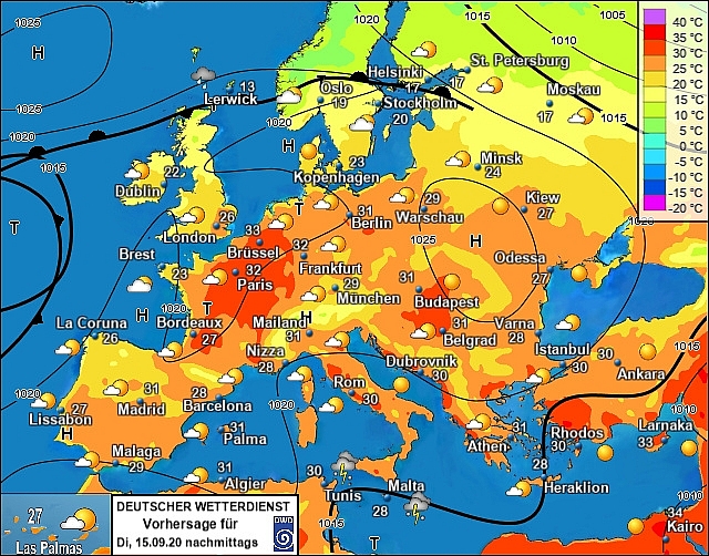 UK and Europe weather forecast latest, September 15: Britain to gone through a two day heatwave with 30C temperature