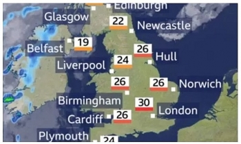 uk and europe weather forecast latest september 15 britain to go through a two day heatwave with 30c temperature