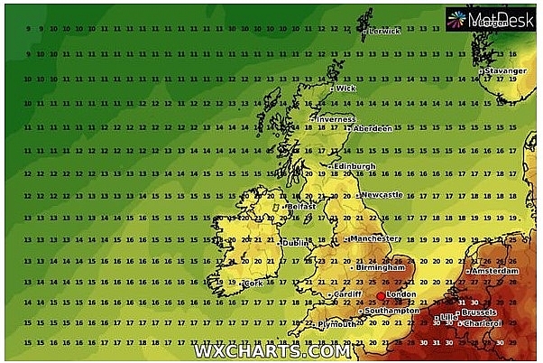 UK and Europe weather forecast latest, September 16: Hot air from Africa with level 2 heat alert to bake Britain