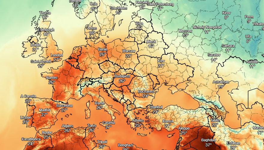 UK and Europe weather forecast latest, September 16: Hot air from Africa with level 2 heat alert to bake Britain