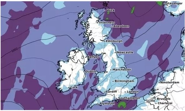 UK and Europe weather forecast latest, September 25: Temperatures drop as gusts bring first frost to slap Britain