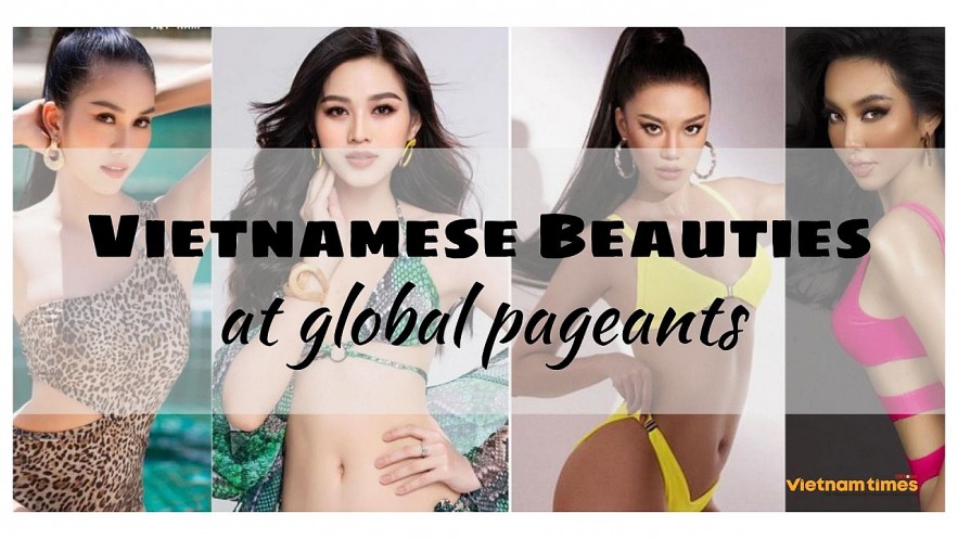 Top 4 Vietnamese beauties set to vie for global pageants. Photo: VNT.