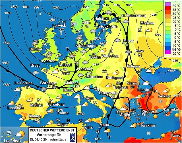 UK and Europe weather forecast latest, October 6: More wet and windy weather ahead of a potentially dangerous Atlantic storm