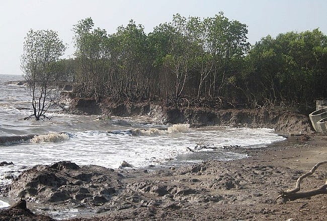 increasing erosion along rivers and canals threatens mekong delta province of tien giang