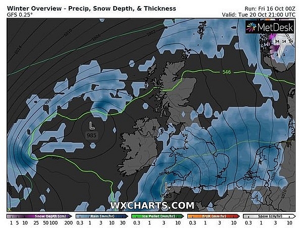 UK and europe weather forecast latest, october 17: cold temperatures to cover britain with dry weekend