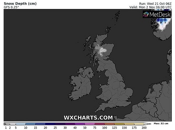 UK and Europe weather forecast latest, October 22: Freezing temperatures and snow to hit Britain amid remnants of Storm Barbara