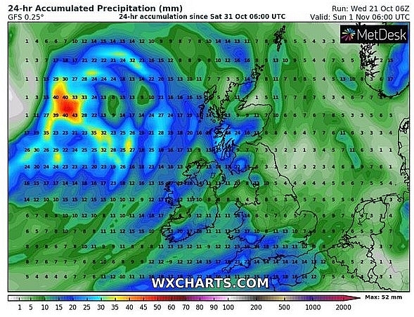 UK and Europe weather forecast latest, October 22: Freezing temperatures and snow to hit Britain amid remnants of Storm Barbara